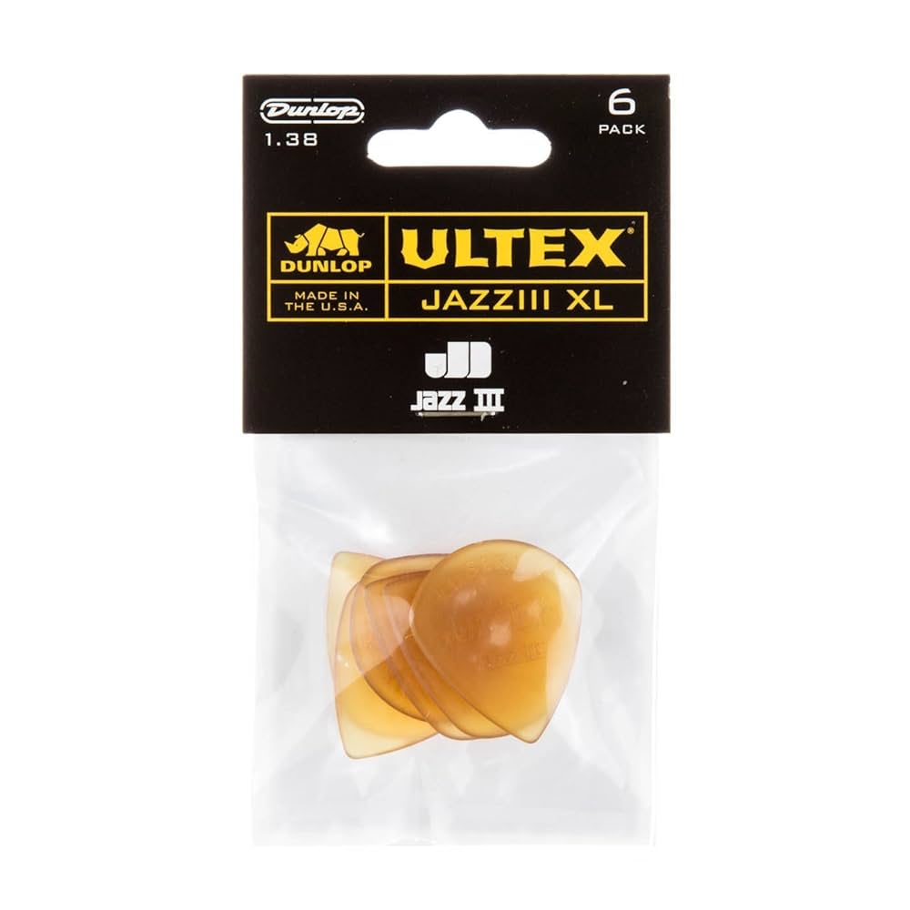 Amazon | JIM DUNLOP Ultex Jazz III XL 1.38mm ギターピック×6